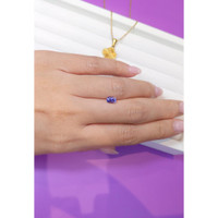 0.76 Ct. Purple Sapphire from Ceylon (Sri Lanka) Life Style