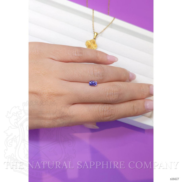 0.76 Ct. Purple Sapphire from Ceylon (Sri Lanka)