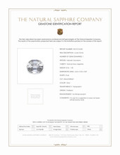 1.30 Ct. Grey Sapphire from Ceylon (Sri Lanka) Scan Report