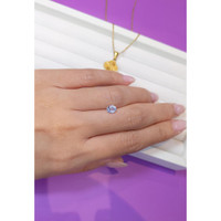 0.85 Ct. Blue Sapphire from Ceylon (Sri Lanka) Life Style