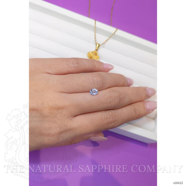 0.85 Ct. Blue Sapphire from Ceylon (Sri Lanka)