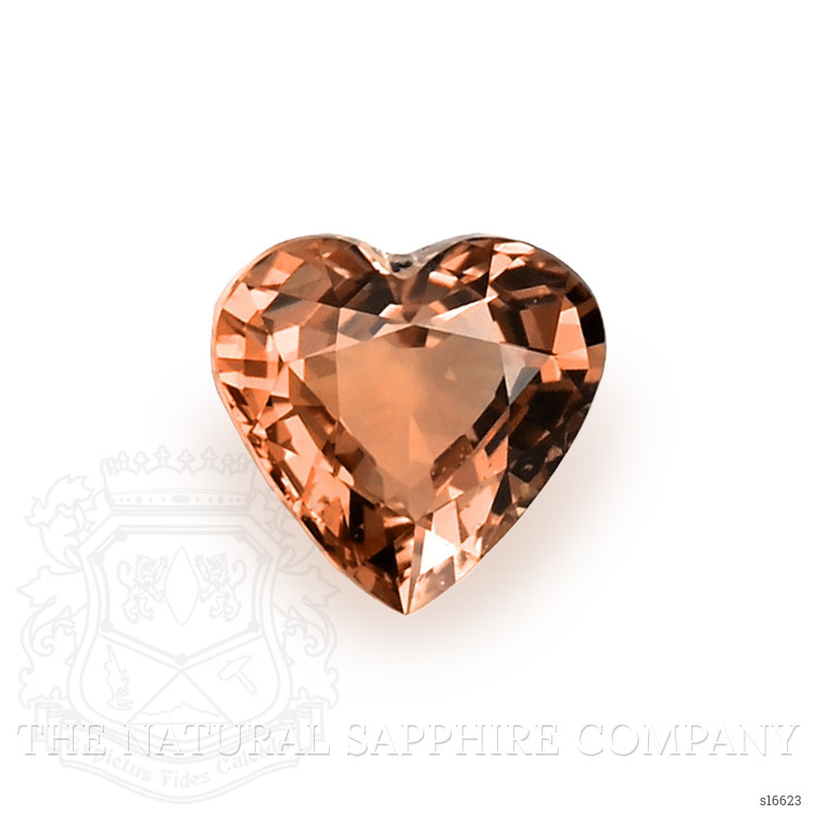 0.69 Ct. Orange Sapphire from Ceylon (Sri Lanka)