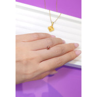 0.69 Ct. Orange Sapphire from Ceylon (Sri Lanka) Life Style