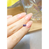 0.66 Ct. Purple Sapphire from Ceylon (Sri Lanka) Life Style