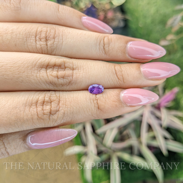0.76 Ct. Pinkish Purple Sapphire from Ceylon (Sri Lanka)