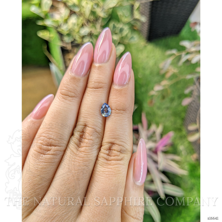 0.89 Ct. Bi Color Sapphire from Ceylon (Sri Lanka)