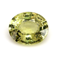 0.95 Ct. Greenish Yellow Sapphire from Ceylon (Sri Lanka) Video