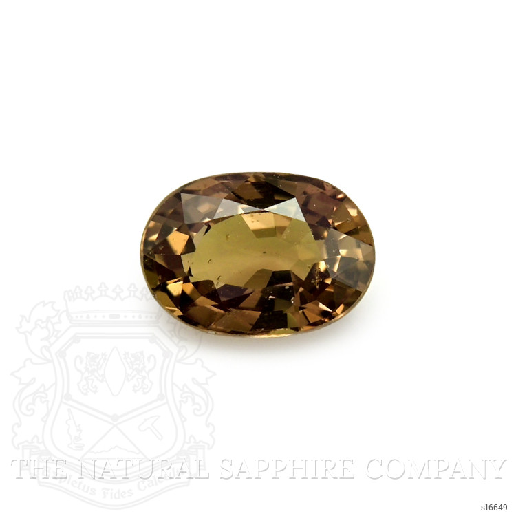 1.19 Ct. Yellowish Brown Sapphire from Ceylon (Sri Lanka)