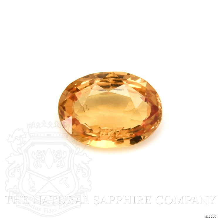 1.05 Ct. Orange Sapphire from Ceylon (Sri Lanka)