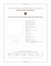 1.09 Ct. Yellow Sapphire from Ceylon (Sri Lanka) Scan Report