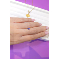 0.80 Ct. Purple Sapphire from Ceylon (Sri Lanka) Life Style