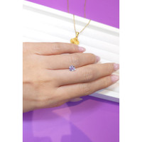 0.91 Ct. Pink Sapphire from Ceylon (Sri Lanka) Life Style