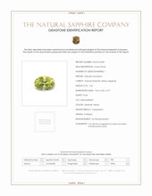 1.56 Ct. Greenish Yellow Sapphire from Ceylon (Sri Lanka) Scan Report