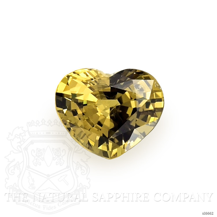 0.85 Ct. Greenish Yellow Sapphire from Ceylon (Sri Lanka)
