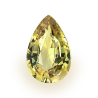 1.35 Ct. Greenish Yellow Sapphire from Ceylon (Sri Lanka) Video