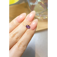 0.87 Ct. Purple Sapphire from Ceylon (Sri Lanka) Life Style