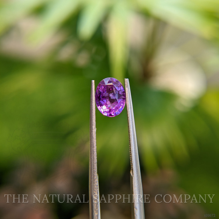 1.09 Ct. Purple Sapphire from Tanzania