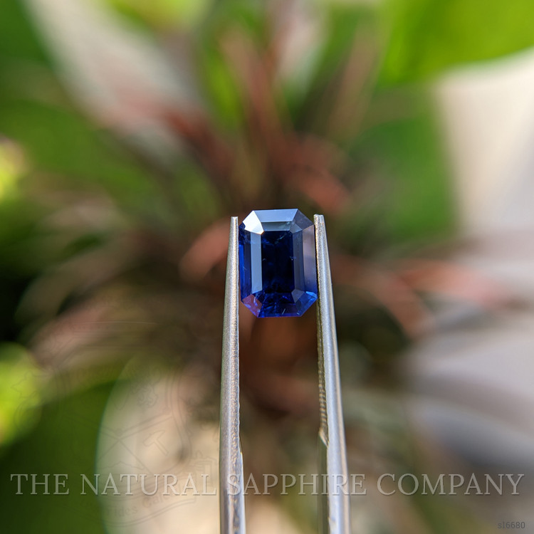 2.43 Ct. Blue Sapphire from Ceylon (Sri Lanka)