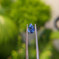 1.16 Ct. Blue Sapphire from Madagascar Life Style