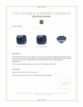 1.07 Ct. Sapphire from Madagascar Appraisal