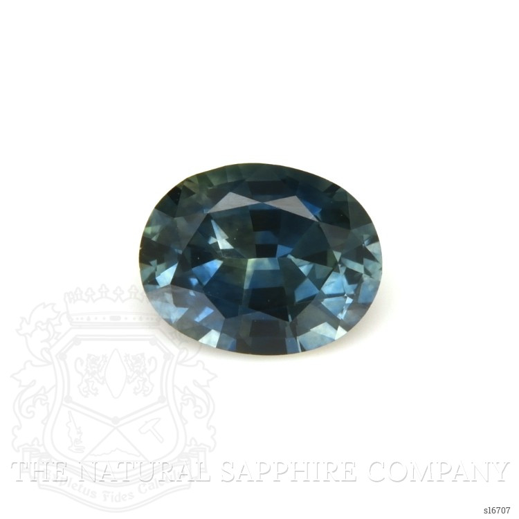0.73 Ct. Greenish Blue Sapphire from Montana