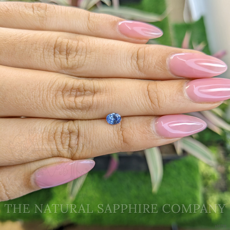 0.44 Ct. Blue Sapphire from Ceylon (Sri Lanka)