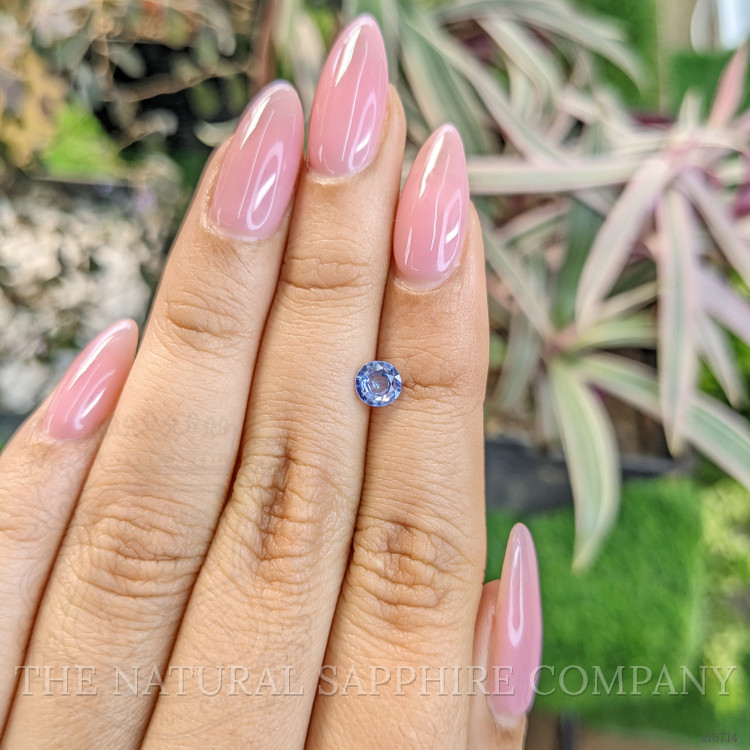 0.47 Ct. Blue Sapphire from Ceylon (Sri Lanka)