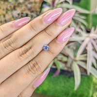 0.47 Ct. Blue Sapphire from Ceylon (Sri Lanka) Life Style