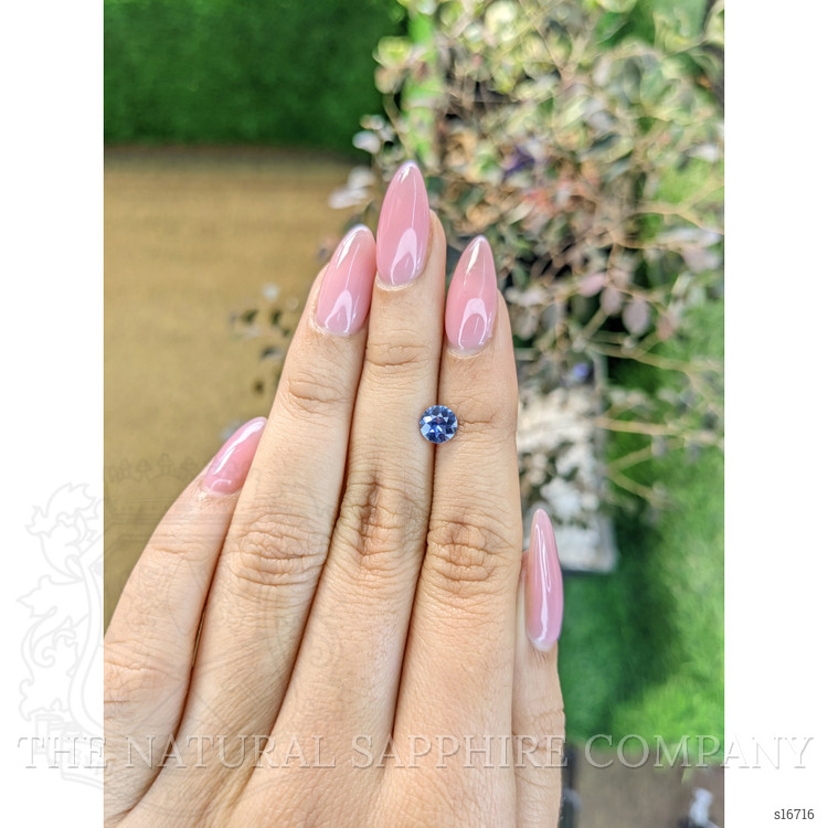 0.86 Ct. Blue Sapphire from Ceylon (Sri Lanka)