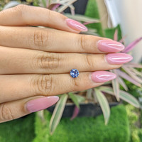 0.86 Ct. Blue Sapphire from Ceylon (Sri Lanka) Life Style