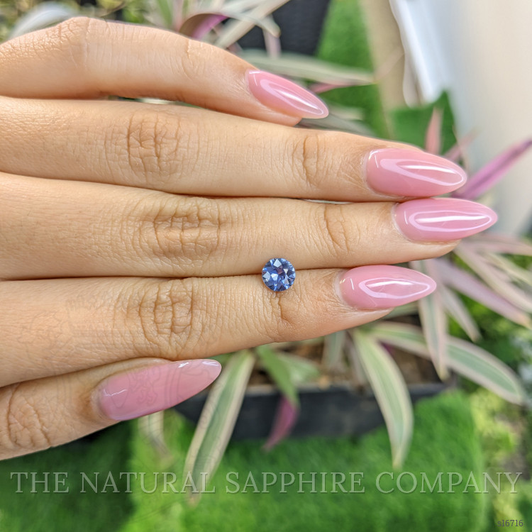 0.86 Ct. Blue Sapphire from Ceylon (Sri Lanka)