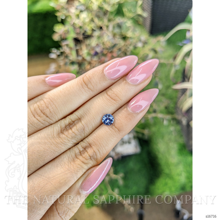 0.86 Ct. Blue Sapphire from Ceylon (Sri Lanka)