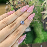 1.69 Ct. Violet Sapphire from Ceylon (Sri Lanka) Life Style