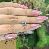 1.69 Ct. Violet Sapphire from Ceylon (Sri Lanka) Life Style