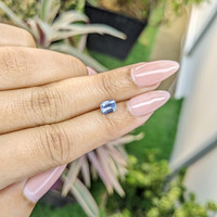 0.88 Ct. Blue Sapphire from Ceylon (Sri Lanka) Life Style