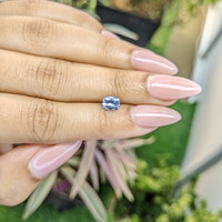 0.88 Ct. Blue Sapphire from Ceylon (Sri Lanka) Life Style