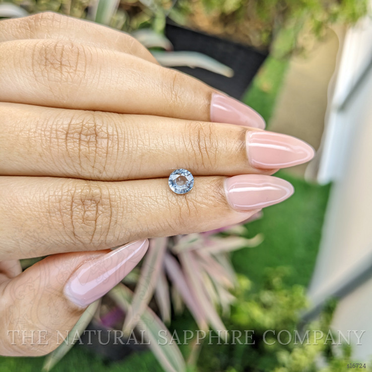 0.73 Ct. Blue Sapphire from Ceylon (Sri Lanka)