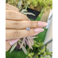 0.83 Ct. Violet Sapphire from Ceylon (Sri Lanka) Life Style