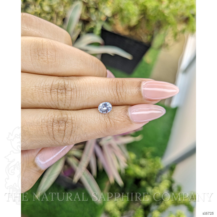 0.83 Ct. Violet Sapphire from Ceylon (Sri Lanka)