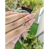 0.83 Ct. Violet Sapphire from Ceylon (Sri Lanka) Life Style