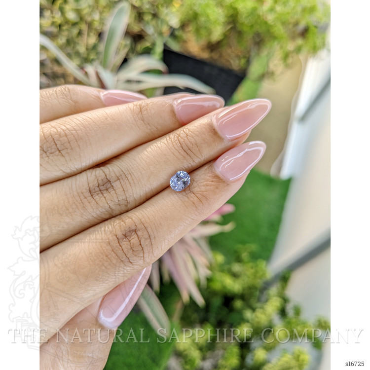 0.83 Ct. Violet Sapphire from Ceylon (Sri Lanka)