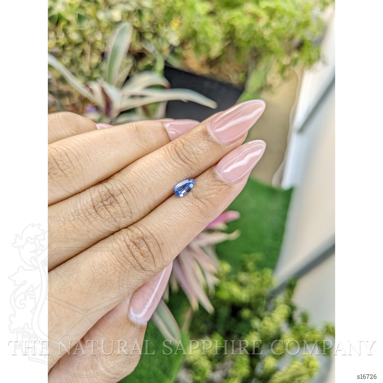 0.50 Ct. Blue Sapphire from Ceylon (Sri Lanka)