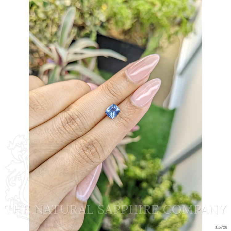 0.99 Ct. Blue Sapphire from Ceylon (Sri Lanka)