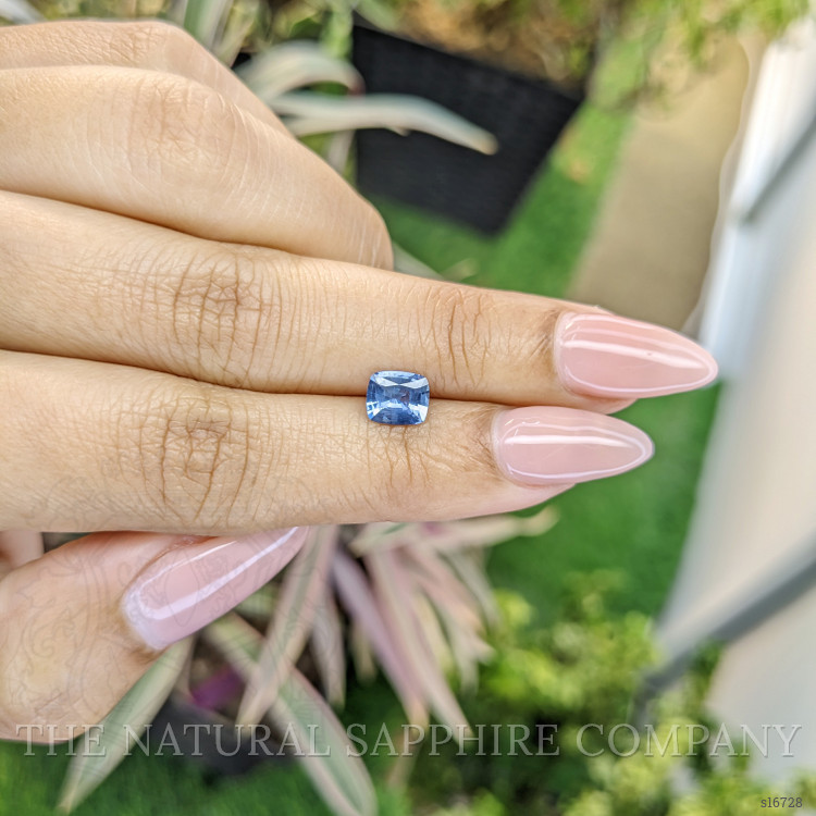 0.99 Ct. Blue Sapphire from Ceylon (Sri Lanka)