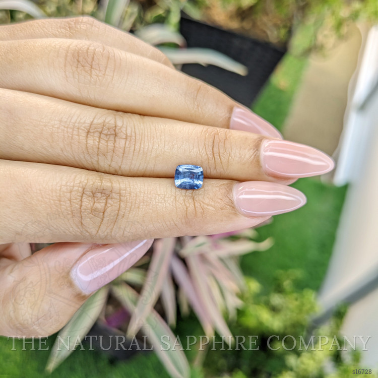 0.99 Ct. Blue Sapphire from Ceylon (Sri Lanka)