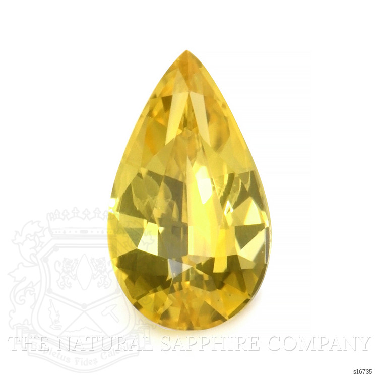 0.66 Ct. Yellow Sapphire from Ceylon (Sri Lanka)