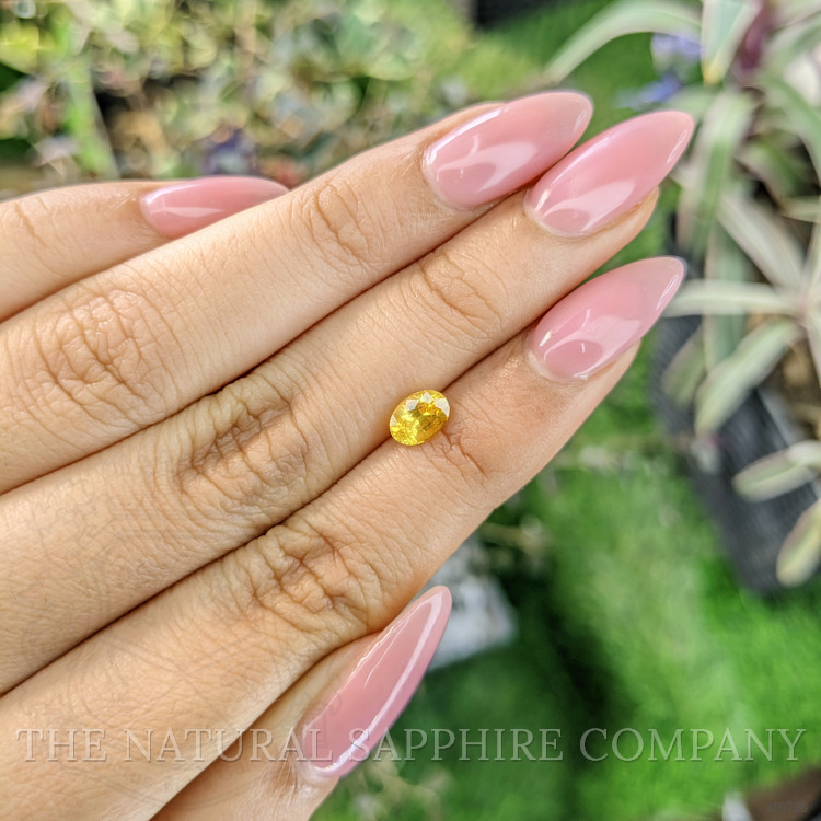 0.94 Ct. Yellow Sapphire from Ceylon (Sri Lanka)
