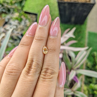 0.80 Ct. Yellowish Orange Sapphire from Ceylon (Sri Lanka) Life Style