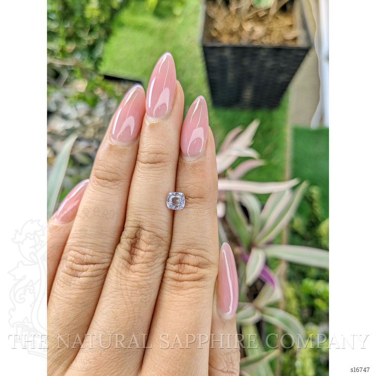 0.72 Ct. Blue Sapphire from Ceylon (Sri Lanka)