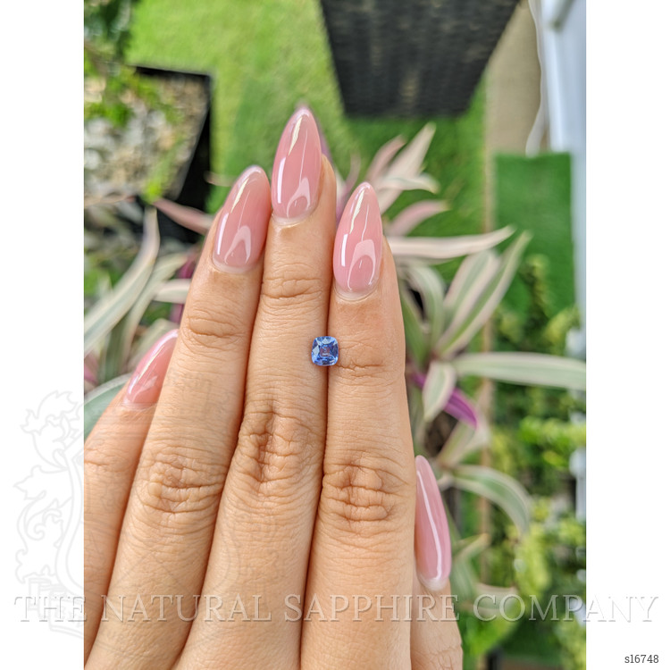 0.51 Ct. Blue Sapphire from Ceylon (Sri Lanka)